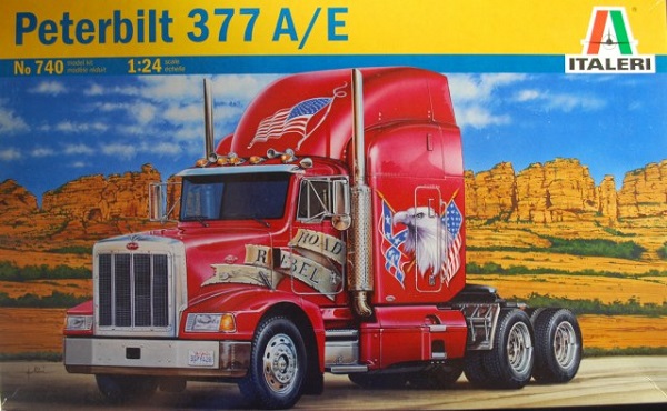 Italeri #740 Peterbilt 377 A/E 1:24 Scale Plastic Model Kit – ModelEmpire