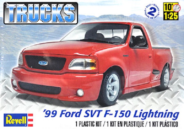 Revell #7223 1999 Ford SVT F150 Lightning 1:25 Scale Plastic Model ...